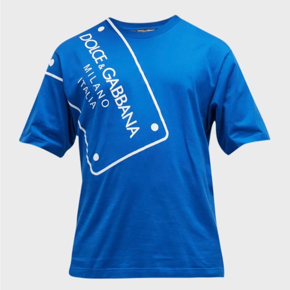 DOLCE&GABBANA DG Plaque-Print tee